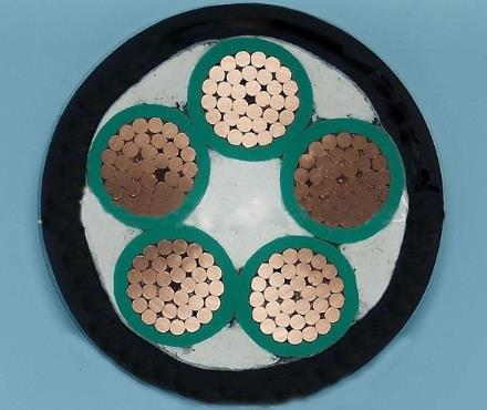 0.6/1KV YJV、YJLV5芯交联电力电缆外径、重量及载流量表(图1)